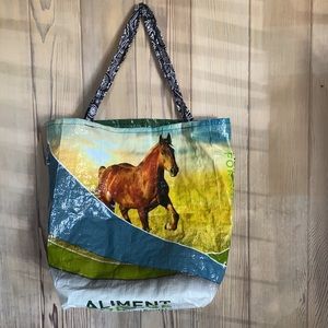 Handmade Feedbag Tote